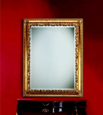 Design XXL mirror wall mirror real wood frame hanging mirror luxury furniture baroque