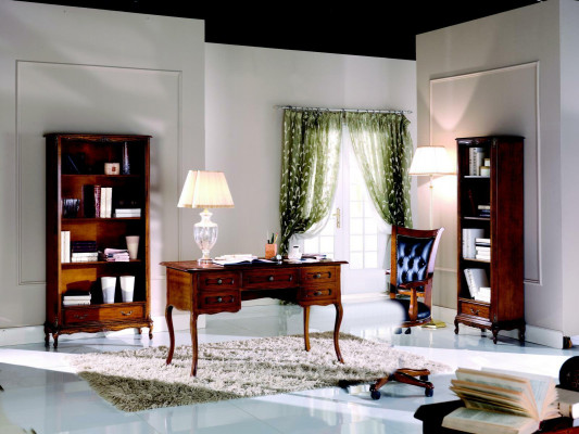 Italian classical wooden furniture luxury desk office furniture style