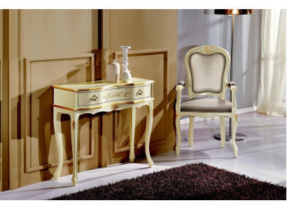Send designer luxury baroque armchairs Italian wooden chair living room furniture