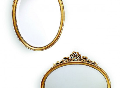 Classic Design Mirror Wall Mirror Oval 67x77cm Hanging Mirror Baroque Rococo