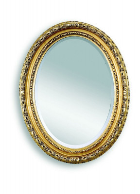 Classic Designer Mirror Wall Mirror Oval Mirror Oval Baroque Rococo 68x88cm