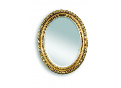Classic Designer Mirror Wall Mirror Oval Mirror Oval Baroque Rococo 68x88cm