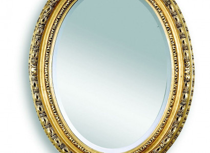 Classic Designer Mirror Wall Mirror Oval Mirror Oval Baroque Rococo 68x88cm