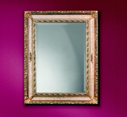 Classic wall mirror, wooden frame, mirror, furniture 94x184 design, baroque, rococo, new.