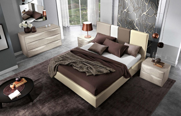 Bed double bed bed frames bed frame beds double luxury wood design leather