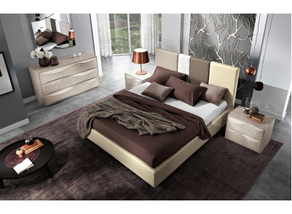 Bed double bed bed frames bed frame beds double luxury wood design leather
