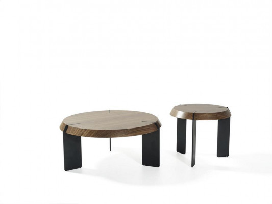 Coffee table, side table, designer table, round, brown, living room table, new