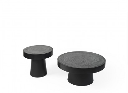 Round Coffee Table Set 2 pcs. Side Table Bedroom Table Design