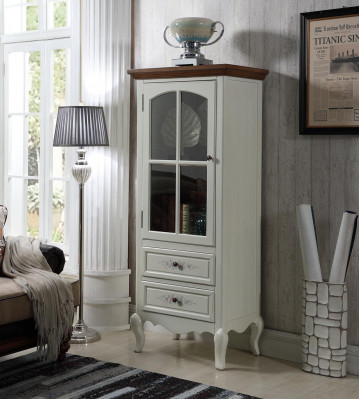 Sideboard glass cabinet chest of drawers tall cabinets real wood furniture display cabinet