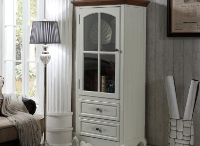 Sideboard glass cabinet chest of drawers tall cabinets real wood furniture display cabinet