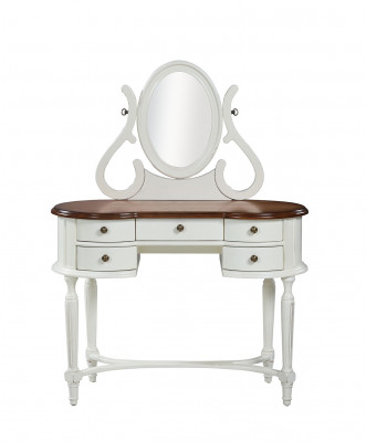 Dresser vanity table with wall mirror hairdresser console tables bedroom table