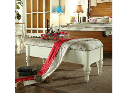 Seat textile upholstery bench cushion seat stool bench fabric wood style designer new