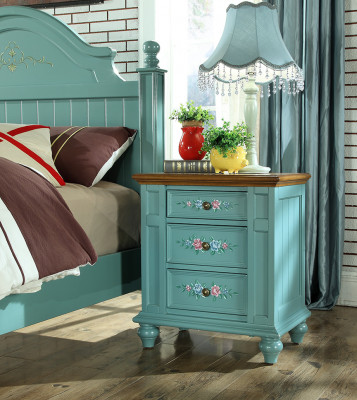 Classic nightstands made of real wood bedroom console table side tables