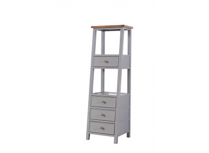 Regal Bookshelf Solid Wood Natural Handmade Storage Shelves Office Display Cabinet