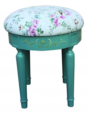 Designer seat cushion bench cushion seat stool bench textile wood country house style