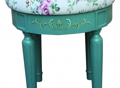 Designer seat cushion bench cushion seat stool bench textile wood country house style