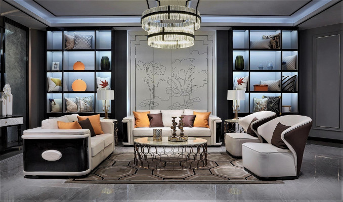 Exclusive Leather Sofa Set 3+2 Timeless Elegance for Your Living Room