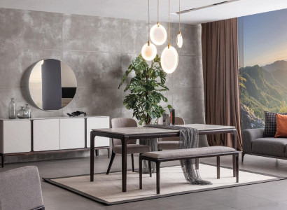 Dining Table Set 4x Chairs Dining Set Dining Group Chair Set Table 5-piece.