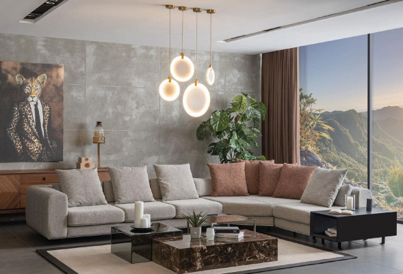 Living area sofa corner sofa design furniture couch L-shape new style modern