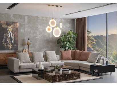 Living area sofa corner sofa design furniture couch L-shape new style modern