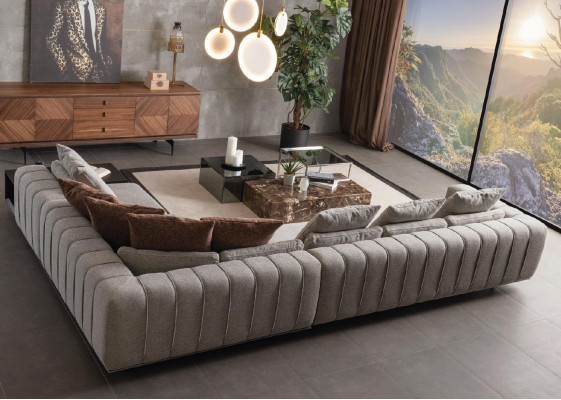 Living area sofa corner sofa design furniture couch L-shape new style modern