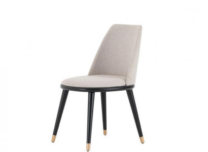 Designer Mega comfortable beige dining chair in modern style