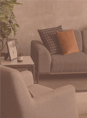 Sofa set 4 1-seater sofa armchair coffee table side tables set 5-piece.