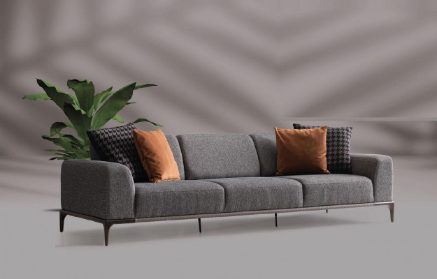 Sofa set 4 1-seater sofa armchair coffee table side tables set 5-piece.