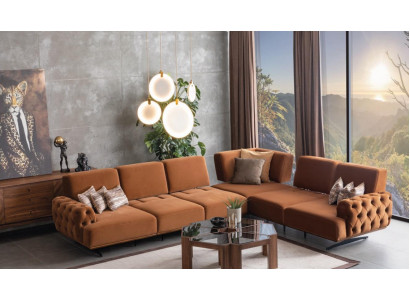 Living area sofa L-shape couch set design modern sofas corner sofa