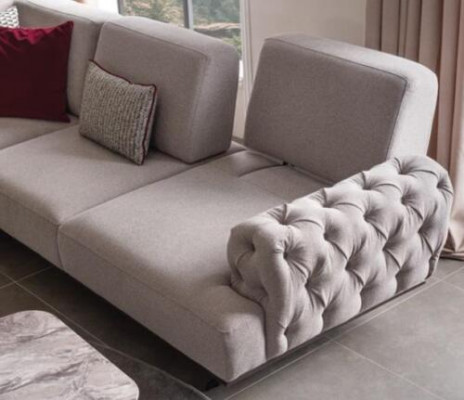 Corner sofa design furniture corner suite fabric sofa textile corner couch furniture 355x280cm