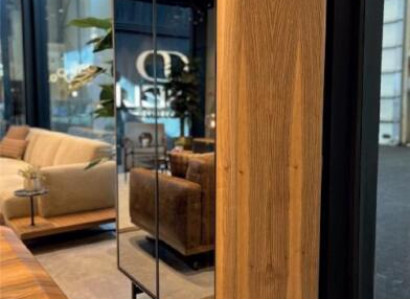 Display case glass bar cabinet house cabinets wall shelf wood living room