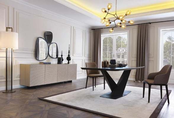 Ergonomic comfort chair made of natural wood by European furniture manufacturers