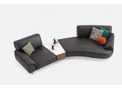 Round living room couch furniture 5 seat couches round sofa furniture textile