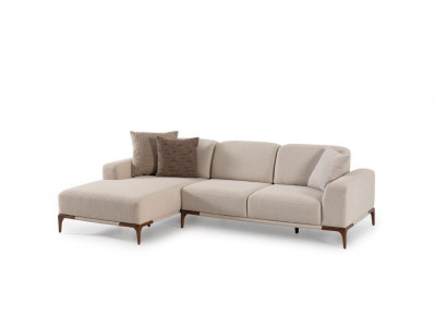 Living room corner sofa L-shape couch upholstery luxury style couches design