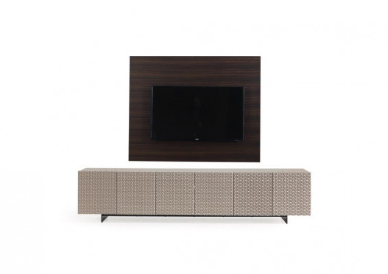 Luxury TV cabinet, television stand, sideboard, coffee table, 3-piece TV wall.