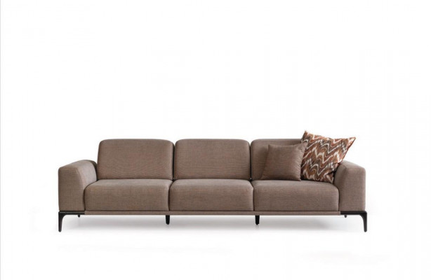 Living room three-seater sofa 4 seater brown sofas new couch luxury new