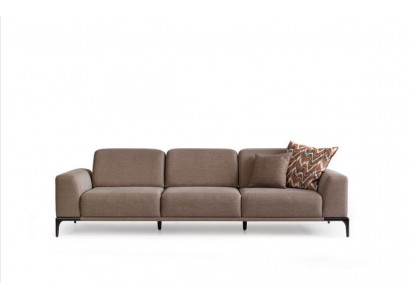 Living room three-seater sofa 4 seater brown sofas new couch luxury new