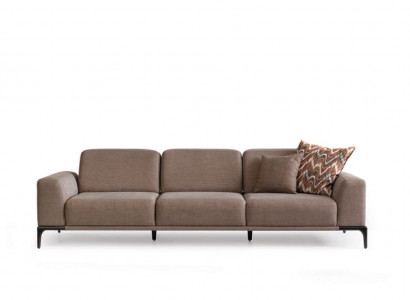 Living room three-seater sofa 4 seater brown sofas new couch luxury new