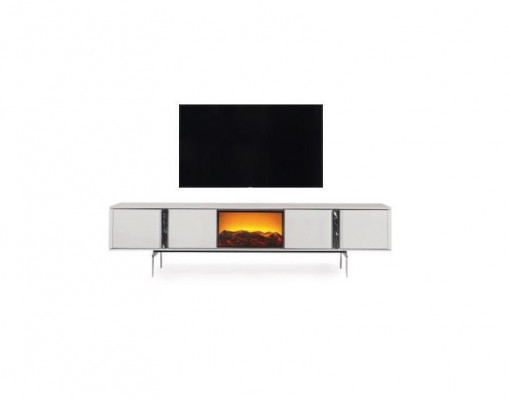 Sideboard with fireplace TV stand furniture luxury lowboard 240cm