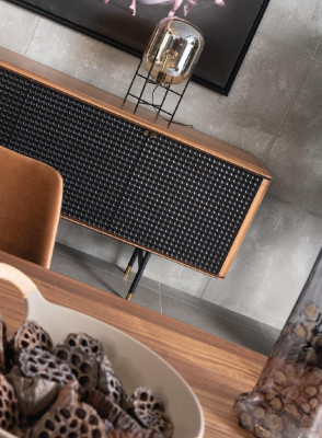 Living room sideboard brown luxury style modern wood sideboard loft 228cm