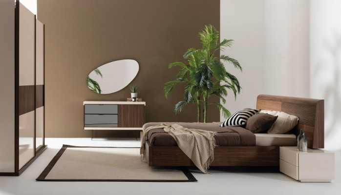 Bedroom Console Luxury Wood Cabinets With Glass Modern Design