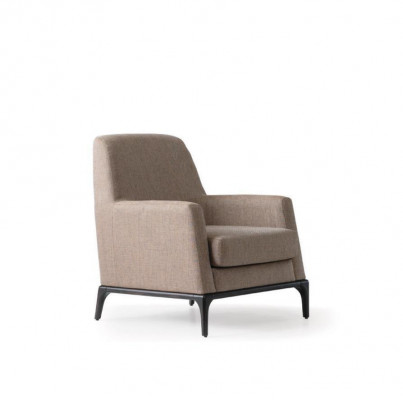 Living room armchair design couch luxury upholstery modern brown wood textile