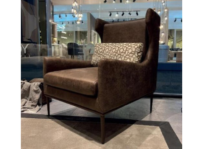 Living room armchair seat modern design brown style modern luxury new