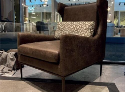 Living room armchair seat modern design brown style modern luxury new