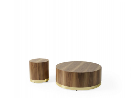 Coffee table side table living room table wooden tables side round
