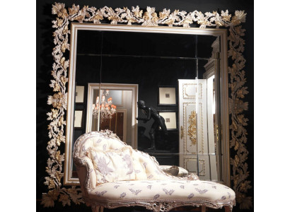 Handcrafted wall mirror mirror frame carved frame gold classic