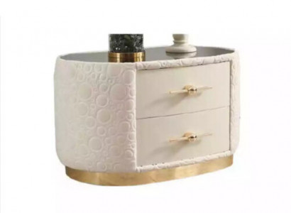 Modern bedside table, side table, white design, nightstand, night console, furniture, new.