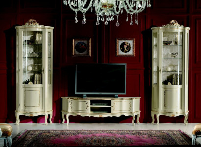 Design Set 3-piece living room set with 2x Display Cabinet Italian Luxury Furniture Baroque Style