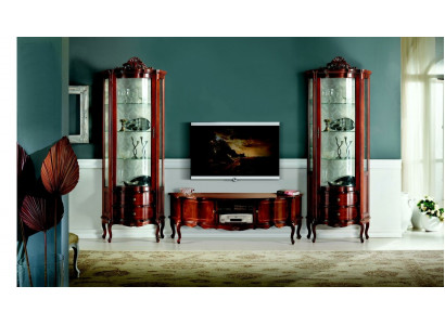 Italian Design Luxury Style Living Room Furniture Display Cabinet Baroque Rococo Style Set