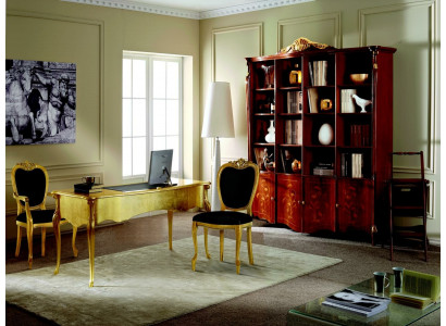 Furniture classic style bookcase design luxury cabinet Italian furniture